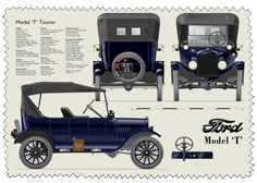 Ford Model T Tourer 1921-25 Glass Cleaning Cloth